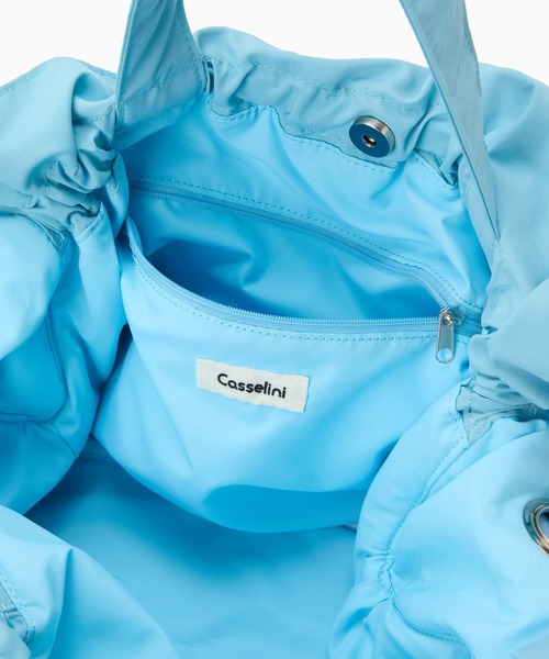 Casselini(キャセリーニ)の「Casselini(キャセリーニ)ビッグサイドリボンBAG(トートバッグ・レディース・ブルー/ブラック/シルバー/アイボリー・FREE)」の20枚目の写真