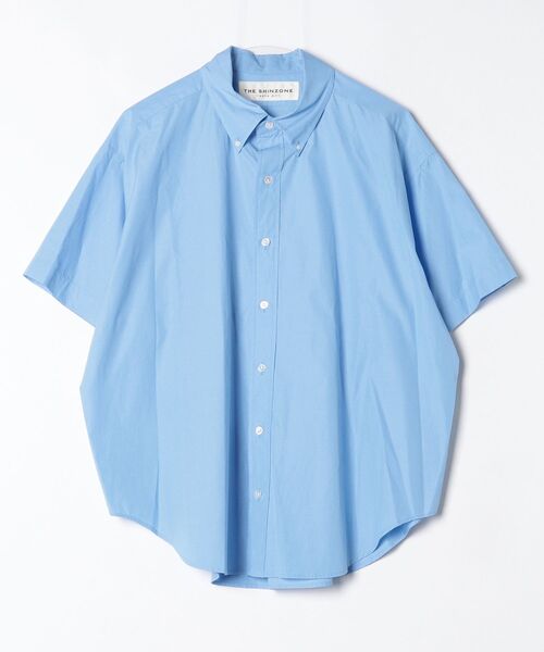 THE SHINZONE(ザ シンゾーン)の「HALF SLEEVE DADDY SHIRT 25MMSBL06(シャツ/ブラウス・レディース・ホワイト/イエロー/ブルー・FREE)」の6枚目の写真