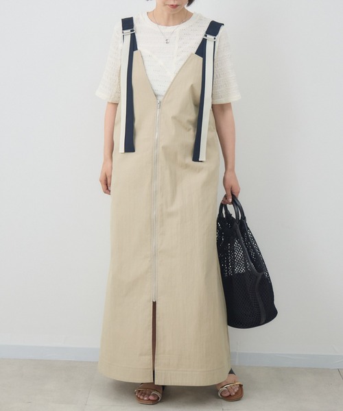 KATHARINE ROSS（キャサリンロス）の「ジャガードトップス/シアージャガードプルオーバー（Tシャツ/カットソー・レディース・アイボリー/ブラック・FREE）」の9枚目の写真