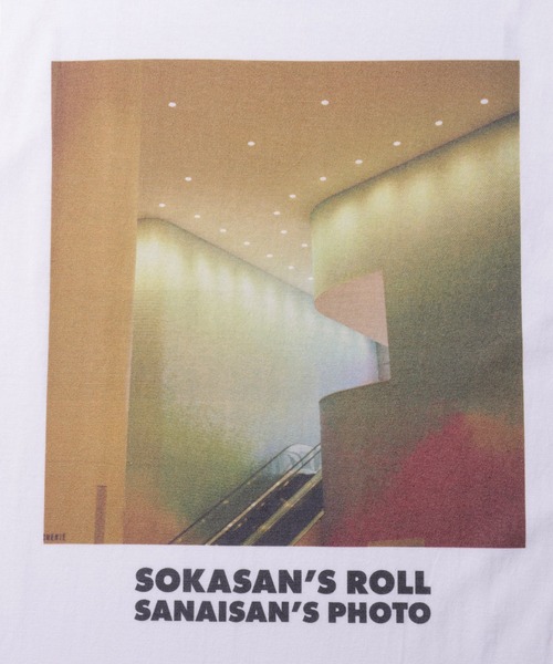 TANGTANG（タンタン）の「【TANGTANG/タンタン】SOKASANSROLL SANAISANS PHOTO（Tシャツ/カットソー・メンズ・ホワイト・L/M/S）」の11枚目の写真
