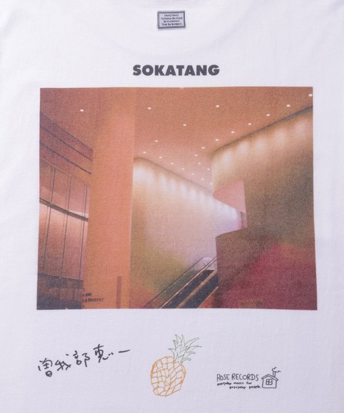 TANGTANG（タンタン）の「【TANGTANG/タンタン】SOKASANSROLL SANAISANS PHOTO（Tシャツ/カットソー・メンズ・ホワイト・L/M/S）」の9枚目の写真