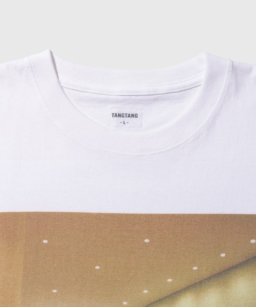 TANGTANG（タンタン）の「【TANGTANG/タンタン】SOKASANSROLL SANAISANS PHOTO（Tシャツ/カットソー・メンズ・ホワイト・L/M/S）」の8枚目の写真
