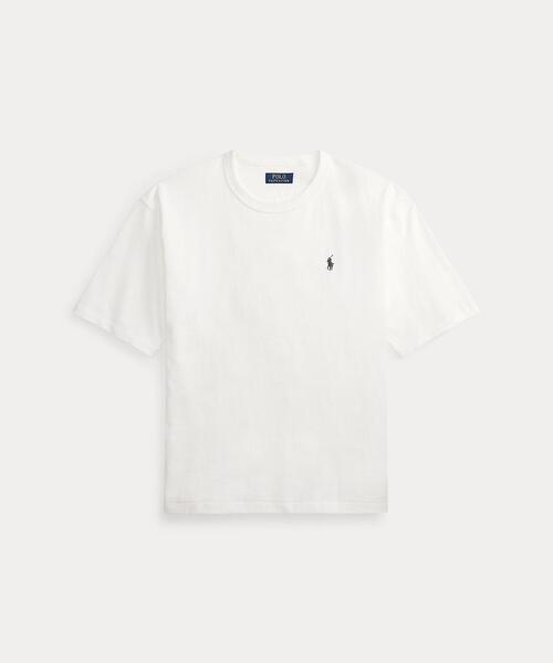 POLO RALPH LAUREN(ポロ ラルフ ローレン)の「リラックス フィット ジャージー クルーネック Tシャツ(Tシャツ/カットソー・メンズ・ホワイト・L/M/S/XS)」の2枚目の写真