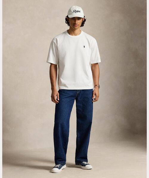POLO RALPH LAUREN(ポロ ラルフ ローレン)の「リラックス フィット ジャージー クルーネック Tシャツ(Tシャツ/カットソー・メンズ・ホワイト・L/M/S/XS)」の3枚目の写真