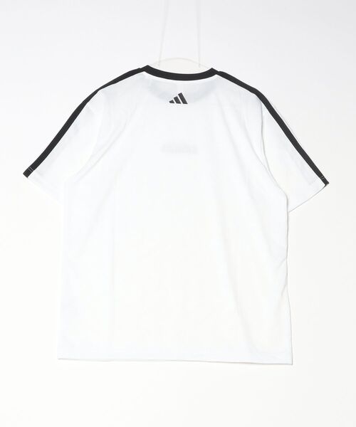adidas（アディダス）の「【別注】アディダス adidas M FTBL TEE AP 限定コラボ（Tシャツ/カットソー・メンズ・ブルー/ホワイト/ブラック・S/M/L/LL/3L）」の4枚目の写真