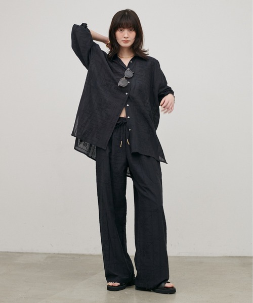 LARUTA(ラルータ)の「【LARUTA】パネル刺繍イージーパンツ(その他パンツ・レディース・ブラック/ブラウン/アイボリー・MEDIUM/LARGE)」の15枚目の写真