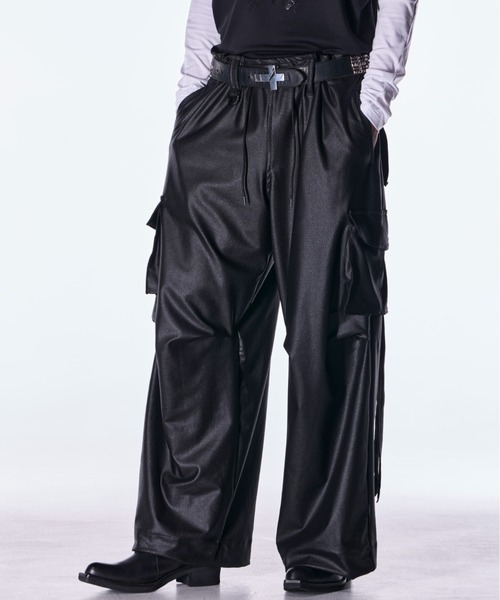 kiryuyrik/キリュウキリュウ/Emboss Silley Jersey Cargo Pants