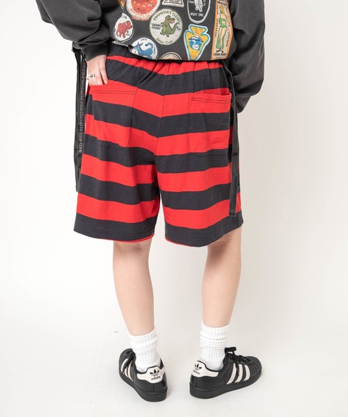 RNA(アールエヌエー)の「T1020 ボーダーハーフパンツ(その他パンツ・レディース・ブラウン/スミクロ/パープル・MEDIUM)」の17枚目の写真