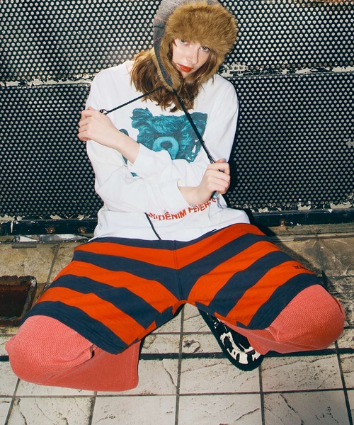 RNA(アールエヌエー)の「T1020 ボーダーハーフパンツ(その他パンツ・レディース・ブラウン/スミクロ/パープル・MEDIUM)」の22枚目の写真