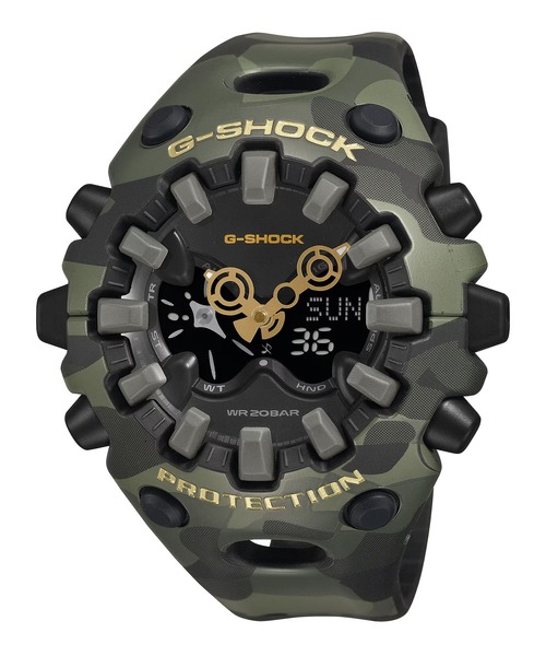 G-SHOCK(ジーショック)の「G-SHOCK/ジーショック 腕時計 "BOLD CAMO SERIES, CAMO AND GOLD" GA-V01CMG-3AJF(アナログ腕時計・メンズ・グリーン系カモフラージュ・FREE)」の10枚目の写真