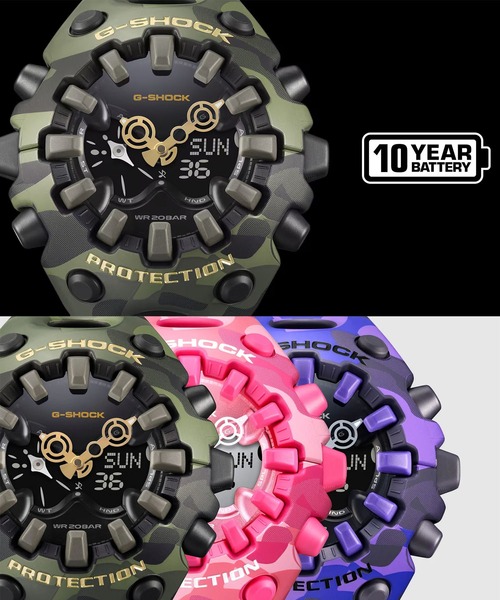 G-SHOCK(ジーショック)の「G-SHOCK/ジーショック 腕時計 "BOLD CAMO SERIES, CAMO AND GOLD" GA-V01CMG-3AJF(アナログ腕時計・メンズ・グリーン系カモフラージュ・FREE)」の14枚目の写真