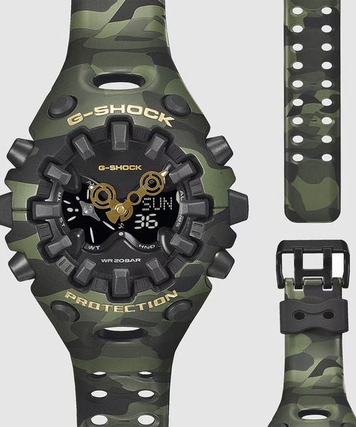 G-SHOCK(ジーショック)の「G-SHOCK/ジーショック 腕時計 "BOLD CAMO SERIES, CAMO AND GOLD" GA-V01CMG-3AJF(アナログ腕時計・メンズ・グリーン系カモフラージュ・FREE)」の13枚目の写真