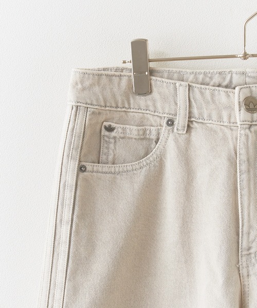 adidas(アディダス)の「adidas/アディダス FIREBIRD MID RISE DENIM JORTS ファイヤーバード ミッドライズ デニム ショートパンツ ハーフパンツ サイドラインパンツ 秋 秋服 2026年秋冬(デニムパンツ・メンズ・グレー・S/M/L/XS)」の8枚目の写真