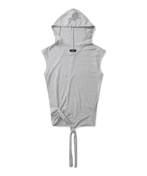LCDC TM(エルシーディーシーティーエム)の「STRING DETAIL HOODED TOP(Tシャツ/カットソー・レディース・グレー・S/M)」の19枚目の写真