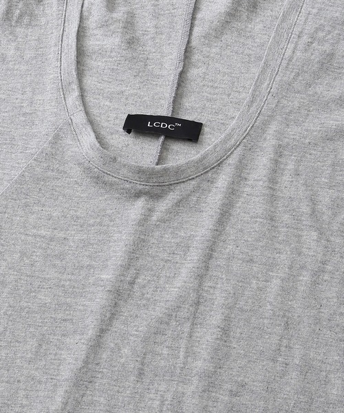 LCDC TM(エルシーディーシーティーエム)の「STRING DETAIL HOODED TOP(Tシャツ/カットソー・レディース・グレー・S/M)」の22枚目の写真