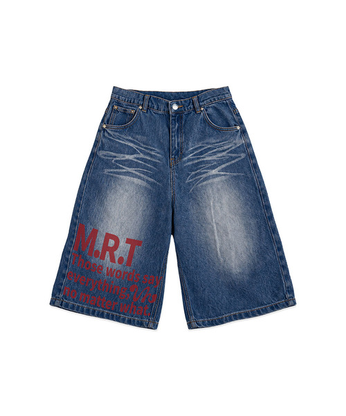 VENHIT(ベンヒット)の「MRT バミューダデニムパンツ(その他パンツ・レディース・ブルー/ライトブルー・LARGE/MEDIUM/SMALL)」の2枚目の写真