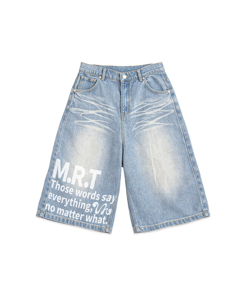 VENHIT(ベンヒット)の「MRT バミューダデニムパンツ(その他パンツ・レディース・ブルー/ライトブルー・LARGE/MEDIUM/SMALL)」の1枚目の写真