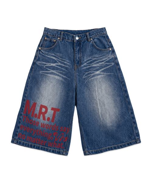 VENHIT(ベンヒット)の「MRT バミューダデニムパンツ(その他パンツ・レディース・ブルー/ライトブルー・LARGE/MEDIUM/SMALL)」の3枚目の写真