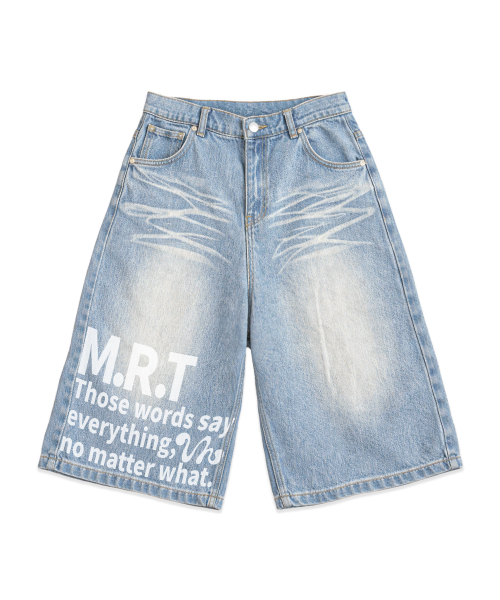 VENHIT(ベンヒット)の「MRT バミューダデニムパンツ(その他パンツ・レディース・ブルー/ライトブルー・LARGE/MEDIUM/SMALL)」の4枚目の写真