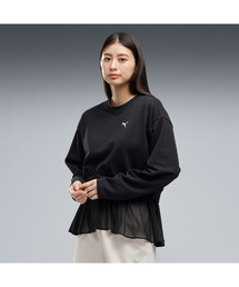 PUMA | PUMA プーマ ウィメンズ ESS エレベーテッド MX レイヤード プルオーバー(スウェット)