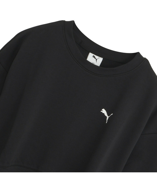 PUMA(プーマ)の「PUMA プーマ ウィメンズ ESS エレベーテッド MX レイヤード プルオーバー(スウェット・レディース・ダークグレー/ブラック・LARGE/SMALL/X-LARGE/MEDIUM)」の14枚目の写真