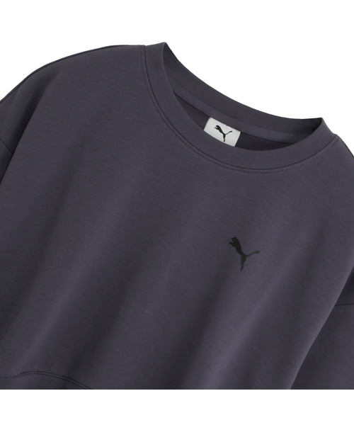 PUMA(プーマ)の「PUMA プーマ ウィメンズ ESS エレベーテッド MX レイヤード プルオーバー(スウェット・レディース・ダークグレー/ブラック・LARGE/SMALL/X-LARGE/MEDIUM)」の5枚目の写真