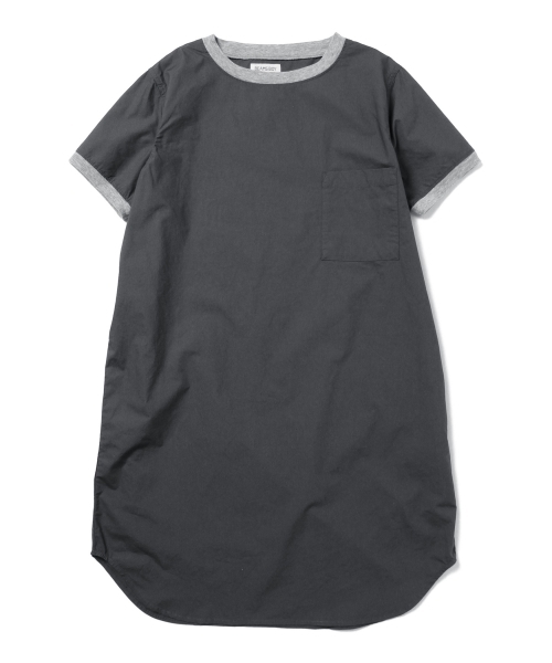 BEAMS BOY（ビームスボーイ）の「BEAMS BOY / タイプライターリブ付ワンピース（ワンピース・レディース・チャコールグレー/ブラック/ベージュ・ONE SIZE）」の6枚目の写真