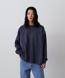 YLEVE / OPEN END COTTON PIGMENT DYE PULL OVER