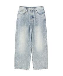 DANKE SCHON | 【WEB&DEPOT限定】DankeSchon/ダンケシェーン/RHINESTONE DENIM(デニムパンツ)