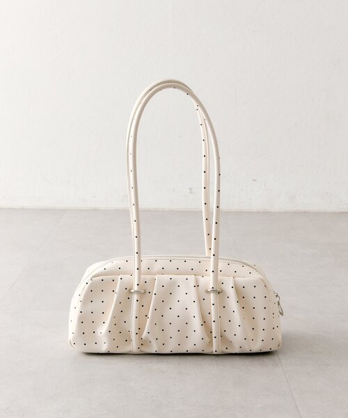 mystic(ミスティック)の「ロングハンドワイドBAG(トートバッグ・レディース・ボルドー/アイボリー・ONE SIZE)」の10枚目の写真