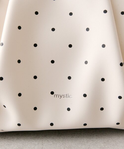 mystic(ミスティック)の「ロングハンドワイドBAG(トートバッグ・レディース・ボルドー/アイボリー・ONE SIZE)」の13枚目の写真
