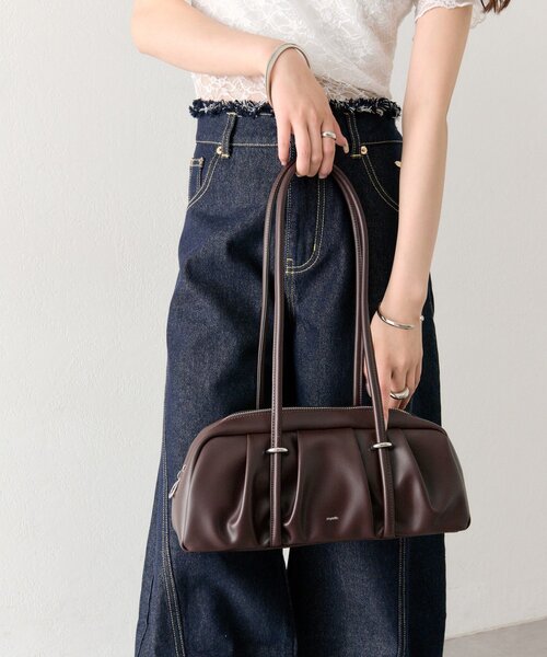 mystic(ミスティック)の「ロングハンドワイドBAG(トートバッグ・レディース・ボルドー/アイボリー・ONE SIZE)」の17枚目の写真