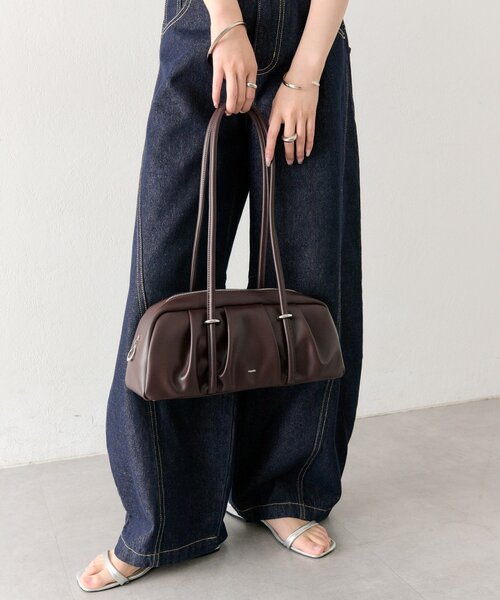 mystic(ミスティック)の「ロングハンドワイドBAG(トートバッグ・レディース・ボルドー/アイボリー・ONE SIZE)」の18枚目の写真