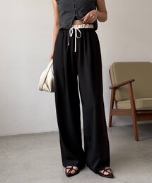CAPRICIEUX LE'MAGE | Wウエストドロストパンツ(その他パンツ)