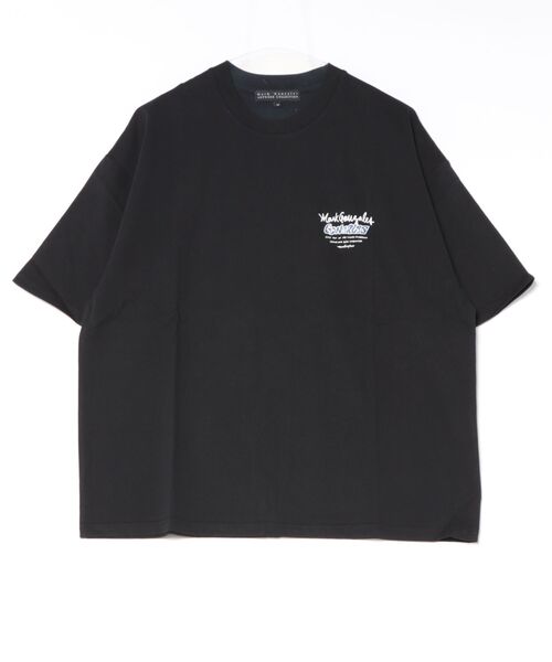 RiNc (リンク)の「【 MARK GONZALES 】 エンジェルアート バックプリント Tシャツ(Tシャツ/カットソー・メンズ・ホワイト/ブラック/グリーン系・XL/M/L)」の2枚目の写真
