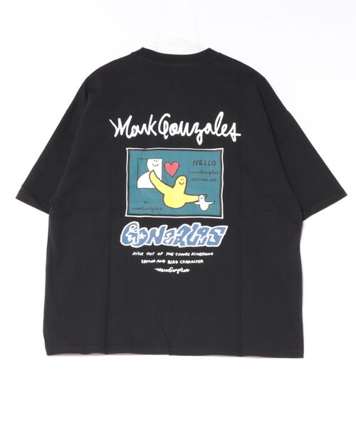 RiNc (リンク)の「【 MARK GONZALES 】 エンジェルアート バックプリント Tシャツ(Tシャツ/カットソー・メンズ・ホワイト/ブラック/グリーン系・XL/M/L)」の5枚目の写真