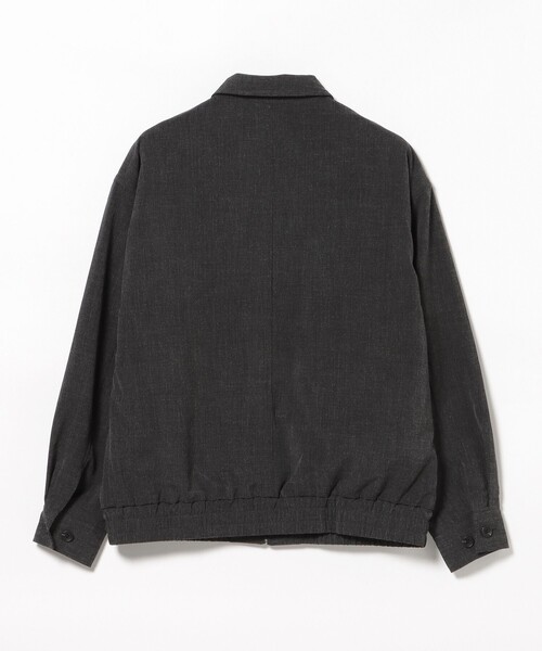 BEAMS HEART(ビームスハート)の「メランジ ジップアップ ブルゾン(ライダースジャケット・メンズ・チャコールグレー/ブラウン・SMALL/LARGE/MEDIUM)」の11枚目の写真