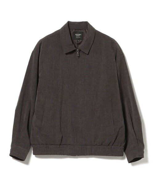BEAMS HEART(ビームスハート)の「メランジ ジップアップ ブルゾン(ライダースジャケット・メンズ・チャコールグレー/ブラウン・SMALL/LARGE/MEDIUM)」の21枚目の写真