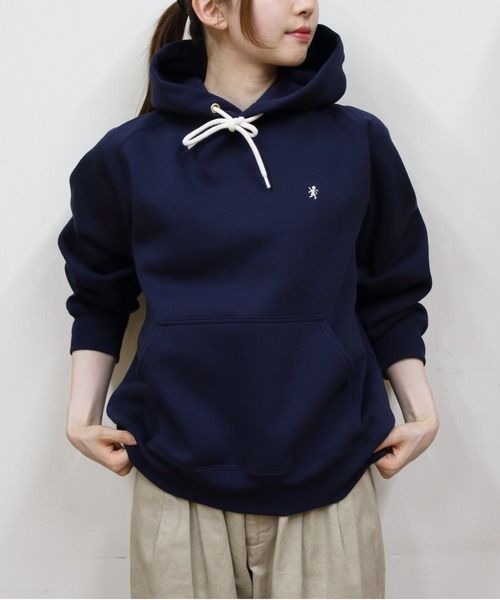 GYMPHLEX（ジムフレックス）の「Gymphlex/ジムフレックス　スウィングスリーブフーデッドプルオーバー　SWING SLEEVE HOODED PULLOVER　GY-C0293 TCF（スウェット・レディース・チャコールグレー/アイボリー/ネイビー/トップグレー・14）」の22枚目の写真