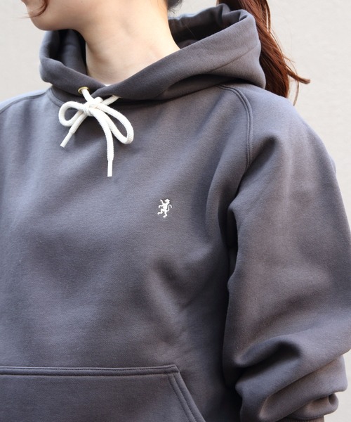GYMPHLEX（ジムフレックス）の「Gymphlex/ジムフレックス　スウィングスリーブフーデッドプルオーバー　SWING SLEEVE HOODED PULLOVER　GY-C0293 TCF（スウェット・レディース・チャコールグレー/アイボリー/ネイビー/トップグレー・14）」の9枚目の写真