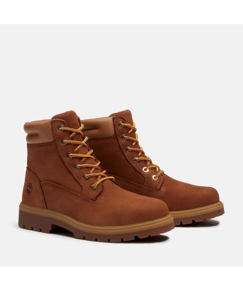 Timberland(ティンバーランド)の「アーバン フォールズ 6インチ ウォータープルーフ ブーツ レディース (防水)(ブーツ・レディース・ブラウン・22.5cm/23.0cm/23.5cm/24.0cm/24.5cm/25.0cm)」の3枚目の写真