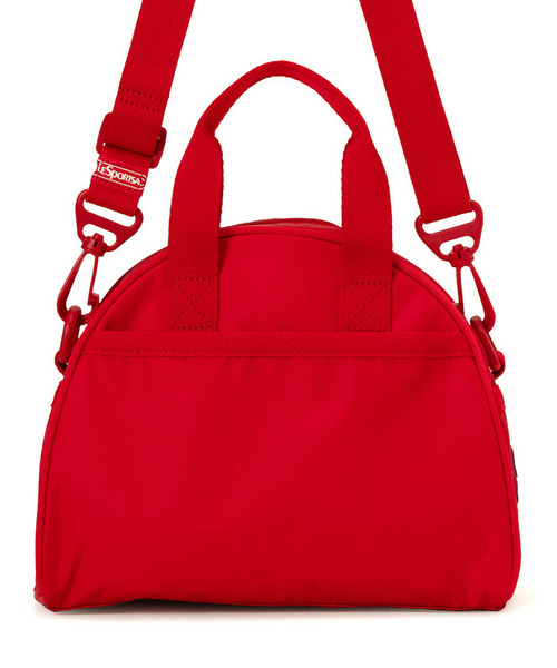 LeSportsac(レスポートサック)の「PW ROUND SM SATCHEL パッチワークレッドラウンドSMサッチェル(ショルダーバッグ・レディース・レッド・FREE)」の5枚目の写真