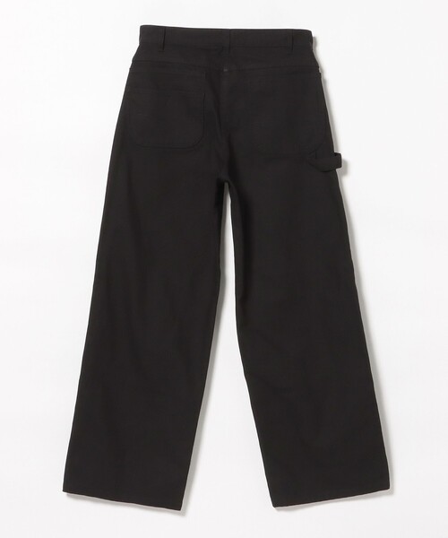 BEAMS HEART(ビームスハート)の「コットンダック ダブルニー ワイドパンツ(その他パンツ・メンズ・ライトブラウン/ブラック・MEDIUM/LARGE/SMALL)」の5枚目の写真