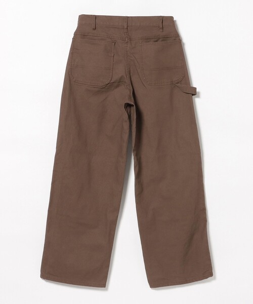 BEAMS HEART(ビームスハート)の「コットンダック ダブルニー ワイドパンツ(その他パンツ・メンズ・ライトブラウン/ブラック・MEDIUM/LARGE/SMALL)」の16枚目の写真