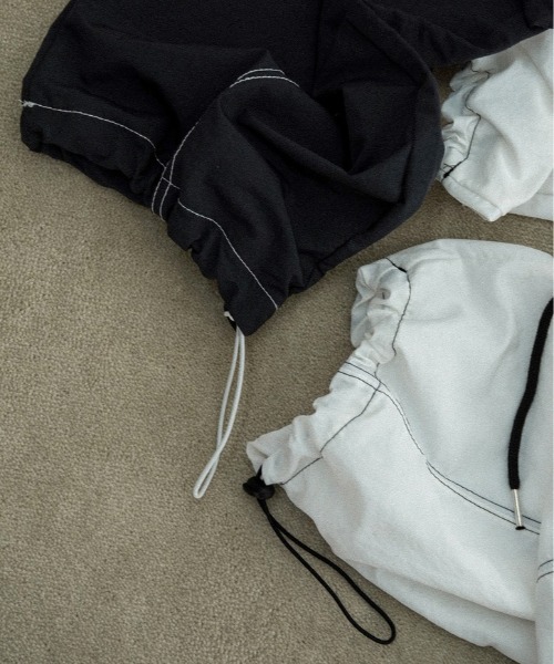 lawgy(ラウジー)の「stitch string point shaka pants / ステッチストリングポイントシャカパンツ(その他パンツ・レディース・ホワイト/ブラック・FREE)」の17枚目の写真