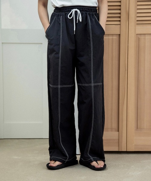 lawgy(ラウジー)の「stitch string point shaka pants / ステッチストリングポイントシャカパンツ(その他パンツ・レディース・ホワイト/ブラック・FREE)」の11枚目の写真
