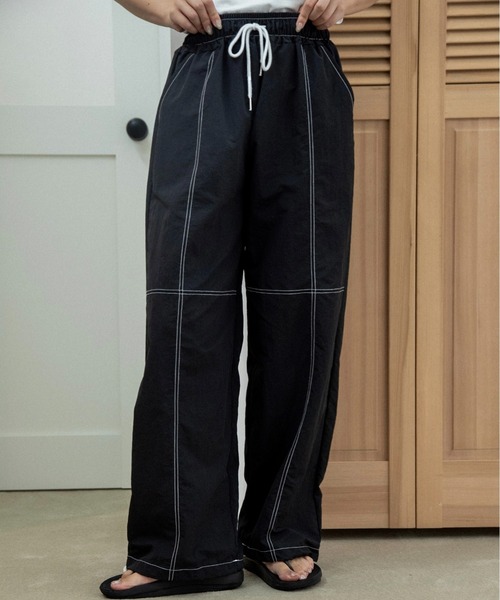 lawgy(ラウジー)の「stitch string point shaka pants / ステッチストリングポイントシャカパンツ(その他パンツ・レディース・ホワイト/ブラック・FREE)」の14枚目の写真