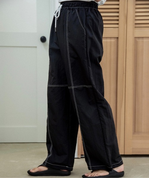 lawgy(ラウジー)の「stitch string point shaka pants / ステッチストリングポイントシャカパンツ(その他パンツ・レディース・ホワイト/ブラック・FREE)」の13枚目の写真