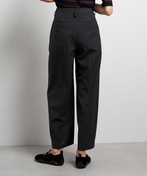 LANVIN en Bleu（ランバンオンブルー）の「ウールトロセミワイドパンツ（その他パンツ・レディース・グリーン/チャコールグレー・36/38）」の10枚目の写真