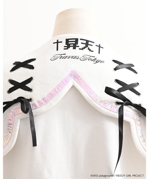TRAVAS TOKYO(トラバス トウキョウ)の「【TRAVAS TOKYO×NEEDY GIRL OVERDOSE】セーラーZIP UPブルゾン(ブルゾン・レディース・ブラック/ホワイト・FREE)」の19枚目の写真